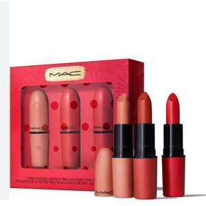 MAC Cosmetics Three Cheers! Lipstick Trio - Destined for Stardom set of 3 nwt